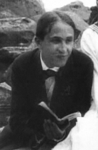 Lev Kuleshov in Yevgeni Bauer's film Za Schastem (To Happiness), 1917 — the young filmmaker who would go on to demonstrate that cinematic meaning lives not in the shot but in the juxtaposition of shots