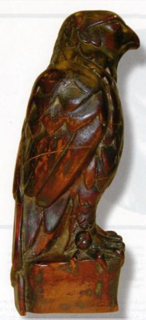Model/replica of the Maltese Falcon jeweled bird statuette — the central McGuffin of the film