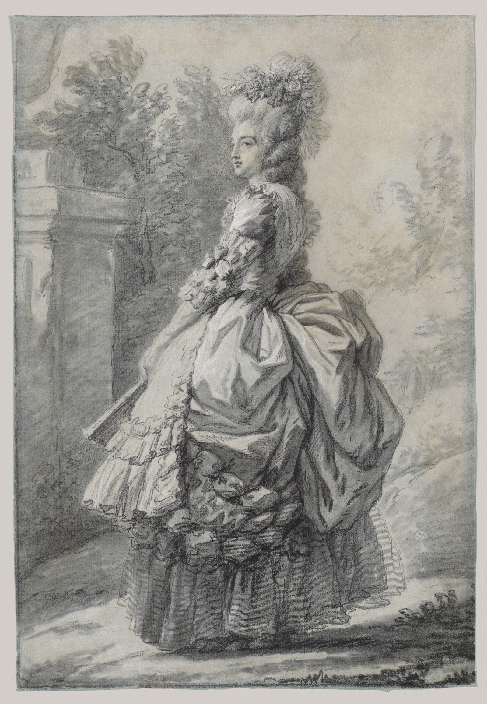 *Marie Antoinette in a Park*, ca. 1780–81 — Metropolitan Museum of Art, New York (acc. 2019.174). Metropolitan Museum of Art, New York. Open Access.