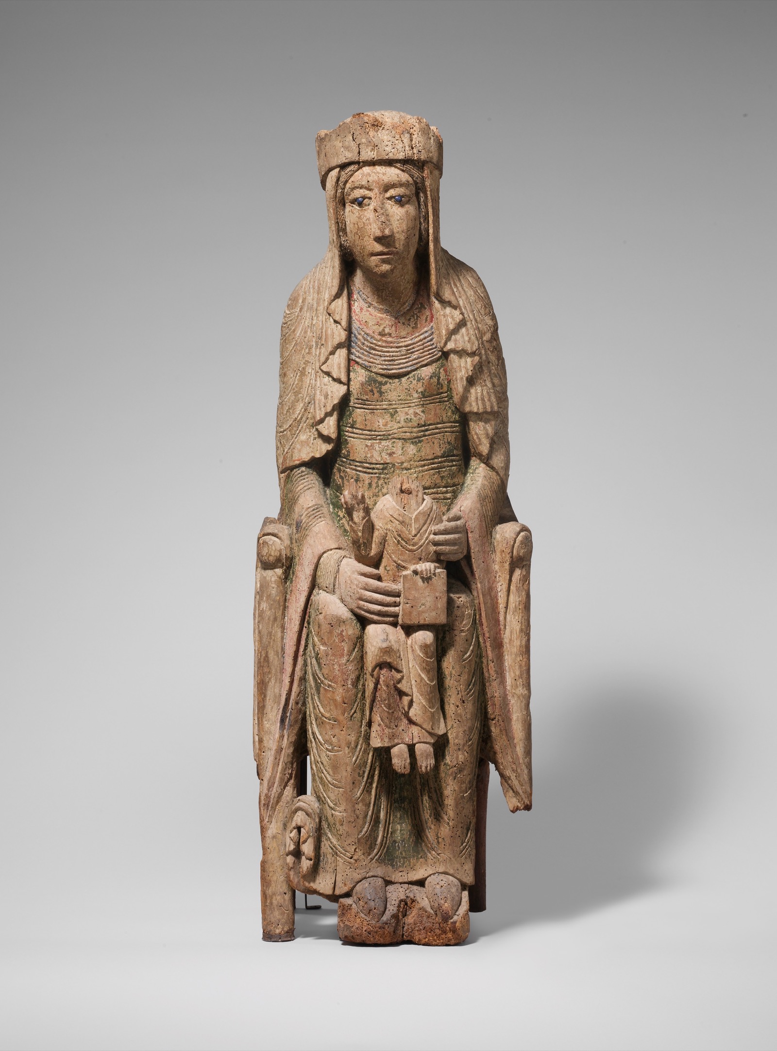 *Enthroned Virgin and Child*, ca. 1130–1140 CE — The Cloisters, Metropolitan Museum of Art, New York. The Cloisters, Metropolitan Museum of Art, New York. Open Access.